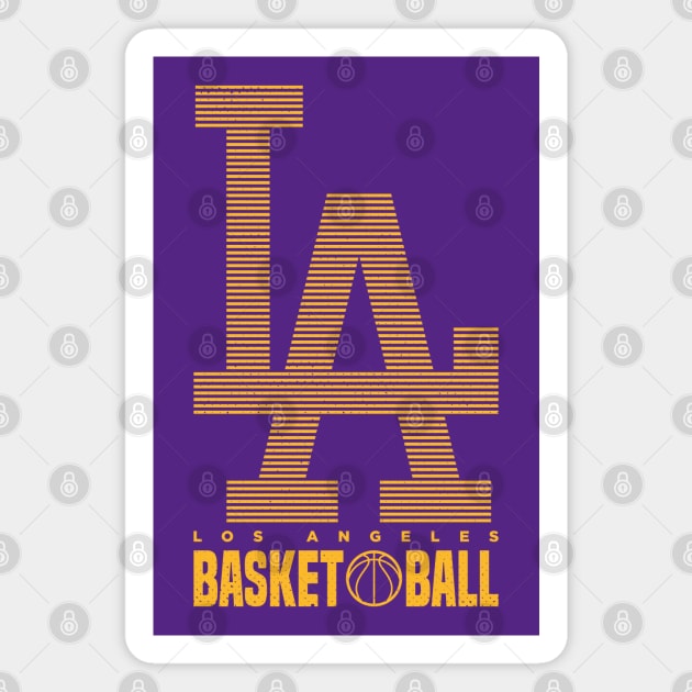 LA Basketball 1 Magnet by HooPet